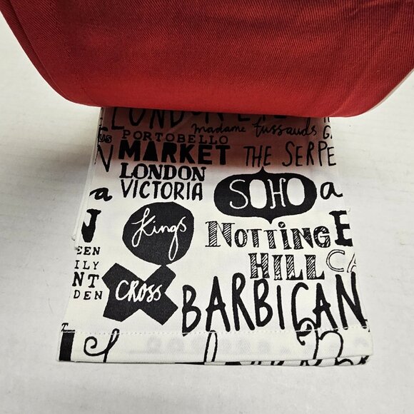 New Ben de LISI Set 3 Tea Towels White Black Red London Bus Downing Street Royal - Picture 7 of 12